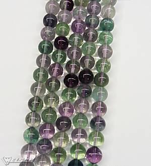 Kettenstrang Fluorit multicolor Kugeln 10 mm (ohne Verschluss)